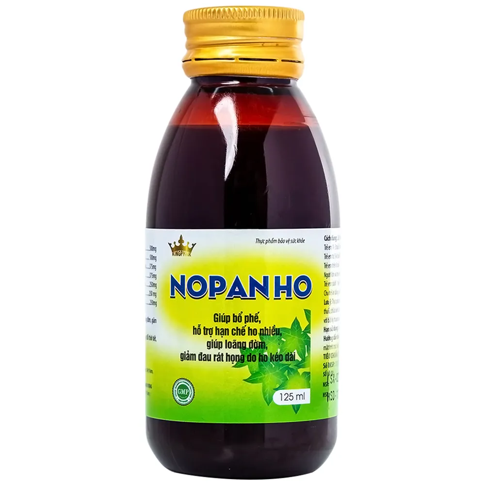 SIRO HO, BỔ PHẾ NOPANHO KINGPHAR 125ML 6