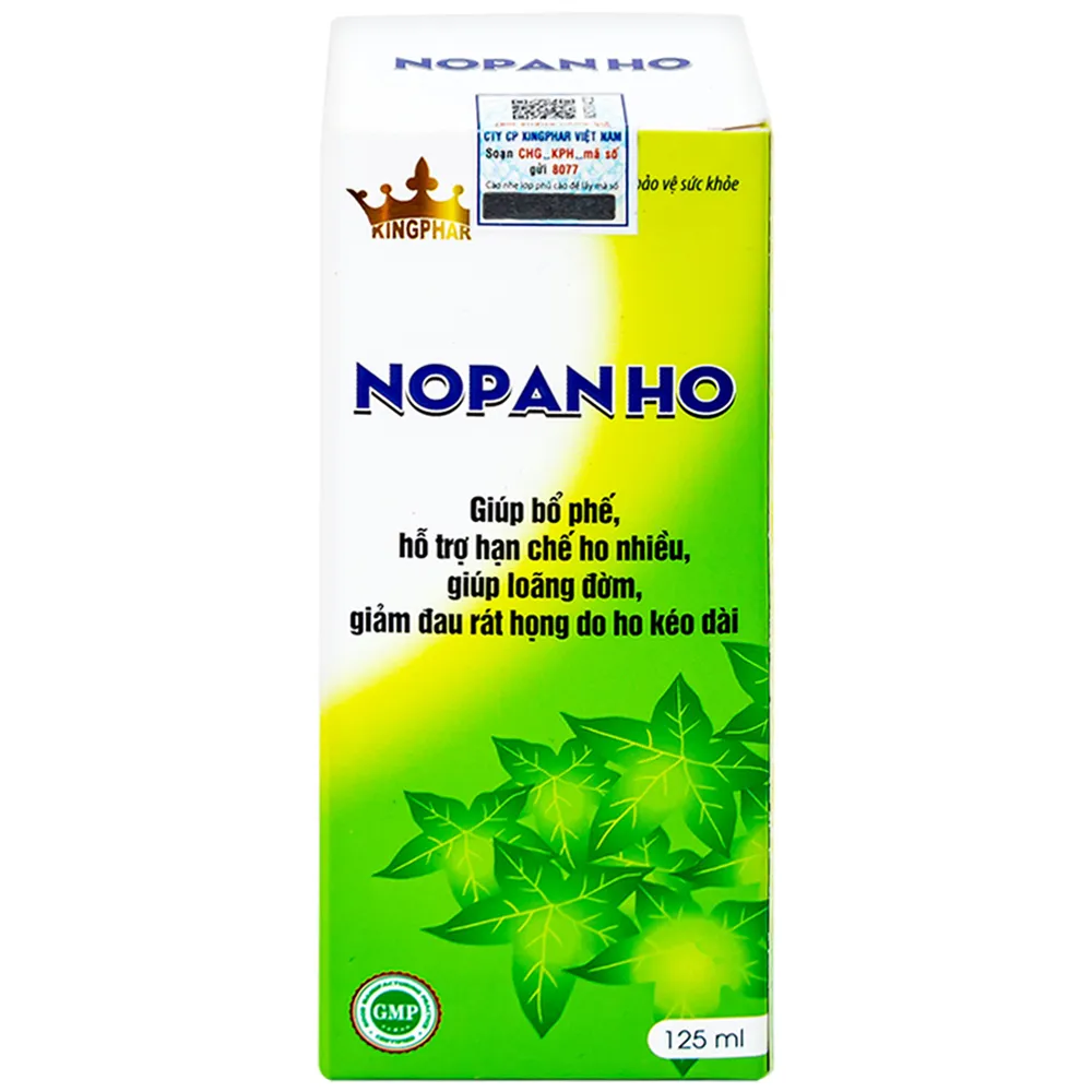 SIRO HO, BỔ PHẾ NOPANHO KINGPHAR 125ML 7