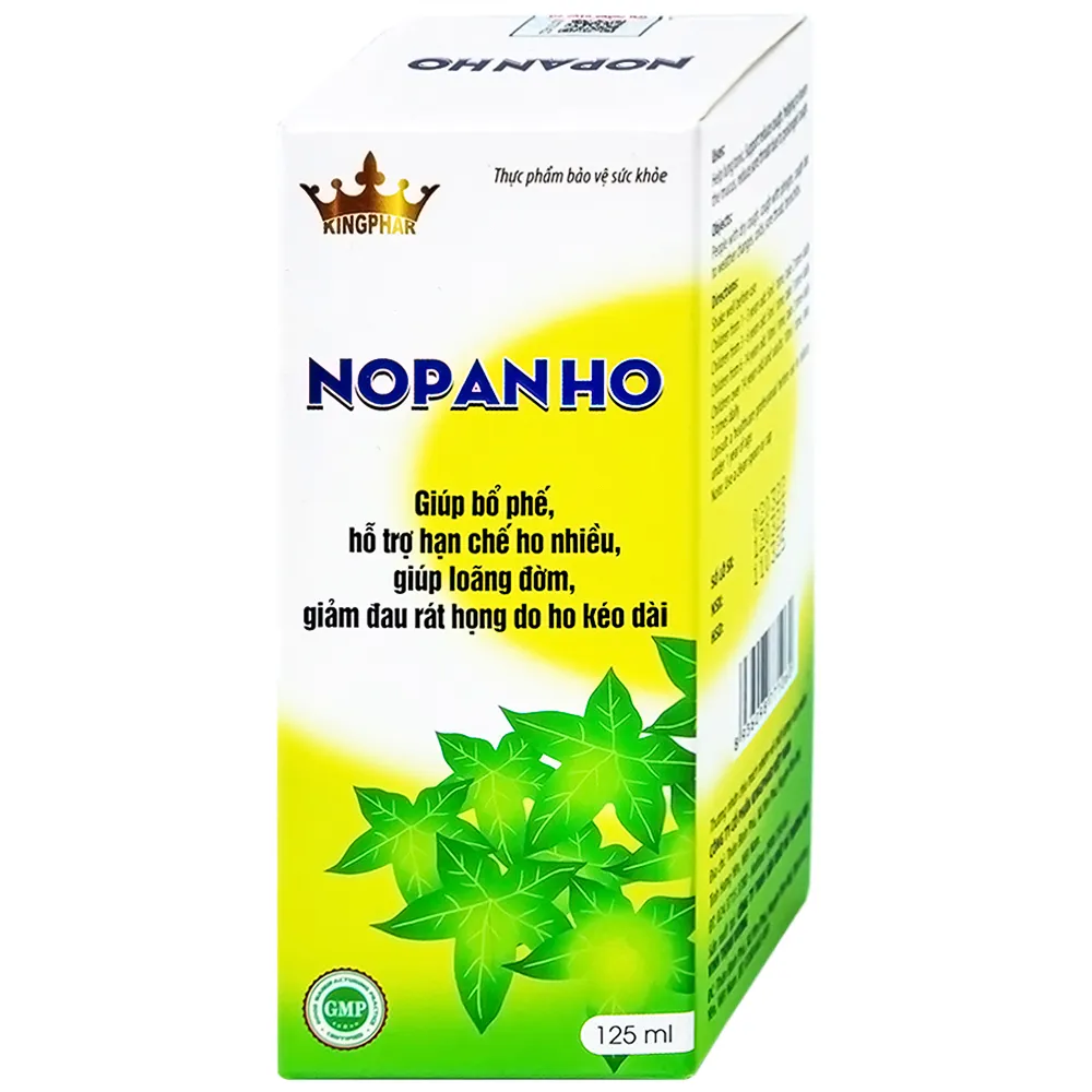 SIRO HO, BỔ PHẾ NOPANHO KINGPHAR 125ML 8