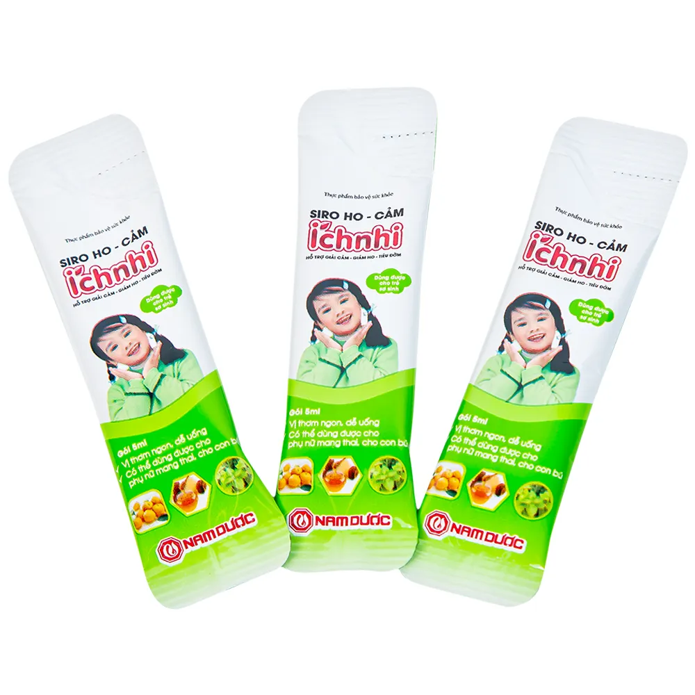 SIRO HO CẢM ÍCH NHI NAM DƯỢC 30 GÓI X 5ML 9