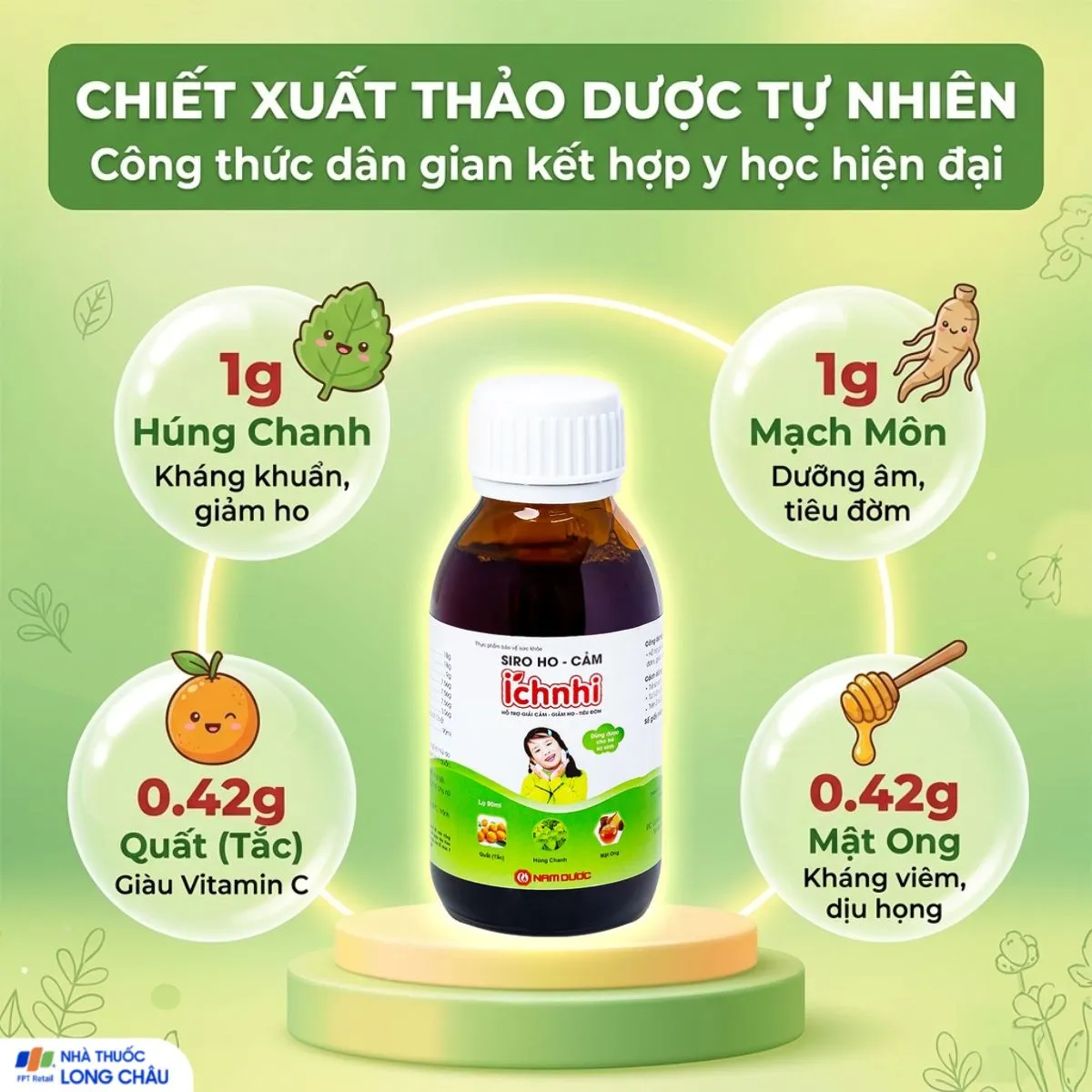 SIRO HO CẢM ÍCH NHI NAM DƯỢC 90ML 4