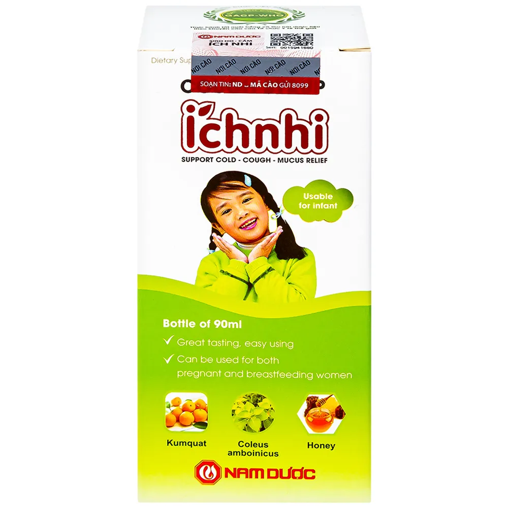SIRO HO CẢM ÍCH NHI NAM DƯỢC 90ML 8
