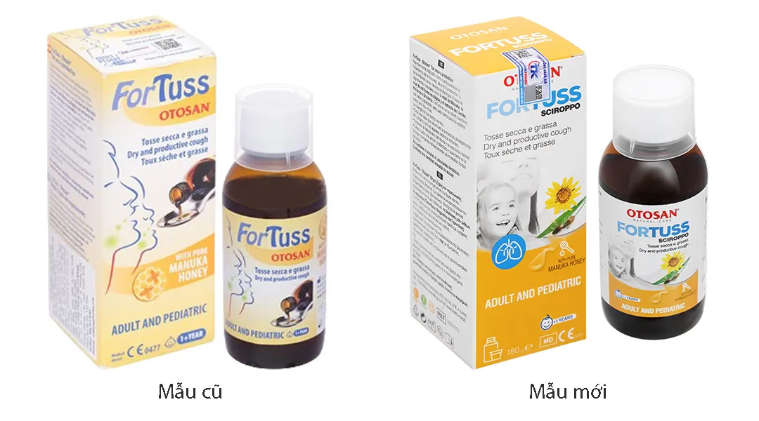 Siro ho Otosan ForTuss làm dịu cổ họng, giảm các triệu chứng ho chai 180g 13