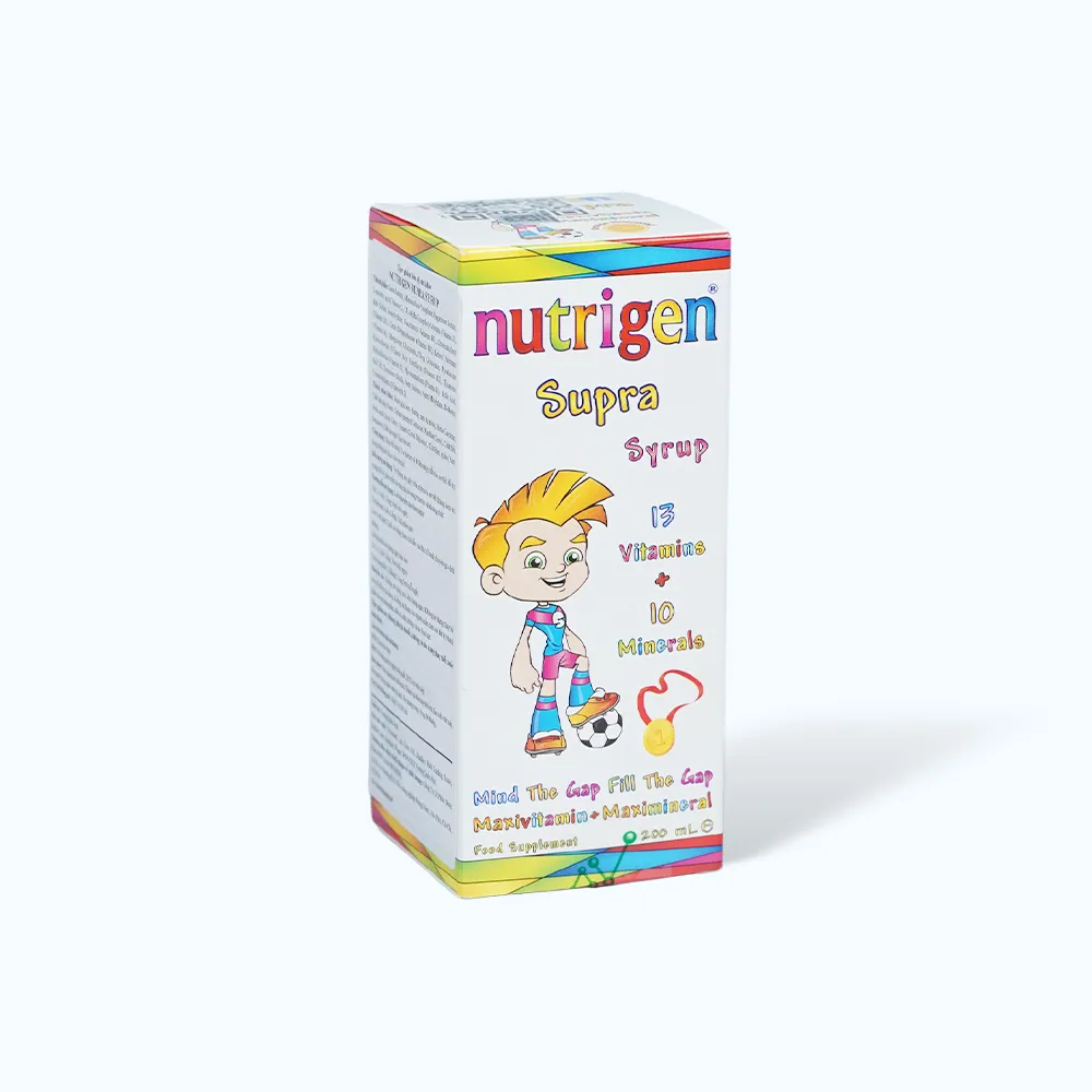Siro Nutrigen Supra Syrup (chai 200ml) bổ sung vitamin và tăng đề kháng cho bé 3