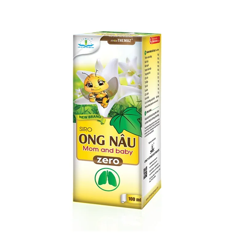 Siro Ong Nâu hỗ trợ giảm ho, bổ phổi (Chai 100ml) 3