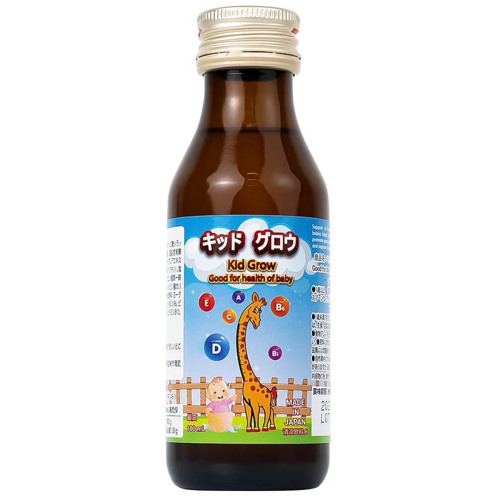 SIRO TĂNG CƯỜNG SỨC ĐỀ KHÁNG VÀ CHIỀU CAO CHO TRẺ KID GROW KENKO 100ML 10