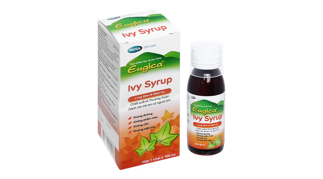 Siro thảo dược Eugica Ivy Syrup chai 100ml 2