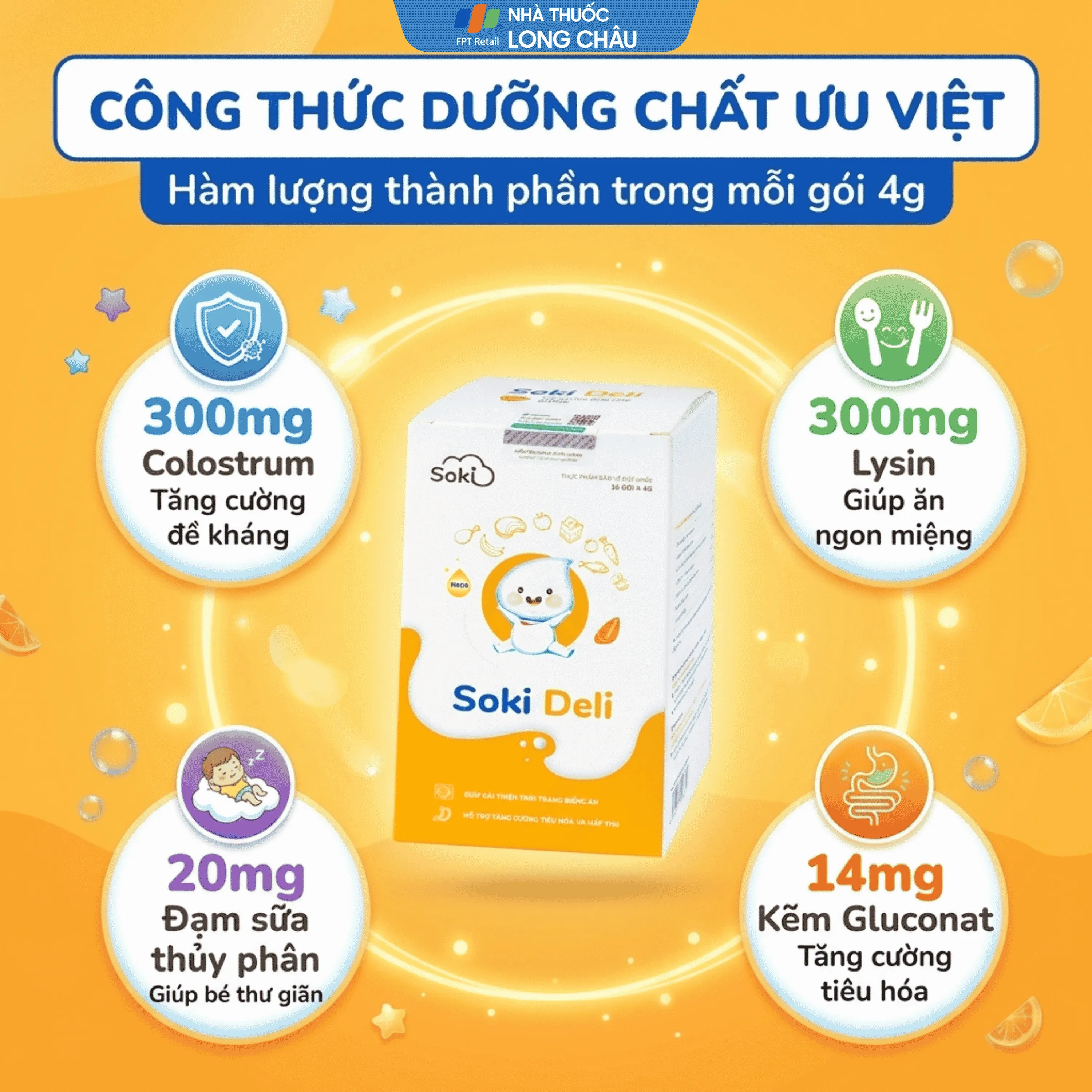 SOKI DELI GIÚP ĂN NGON 18 GÓI X 4G 3