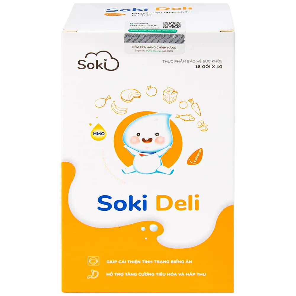 SOKI DELI GIÚP ĂN NGON 18 GÓI X 4G 12