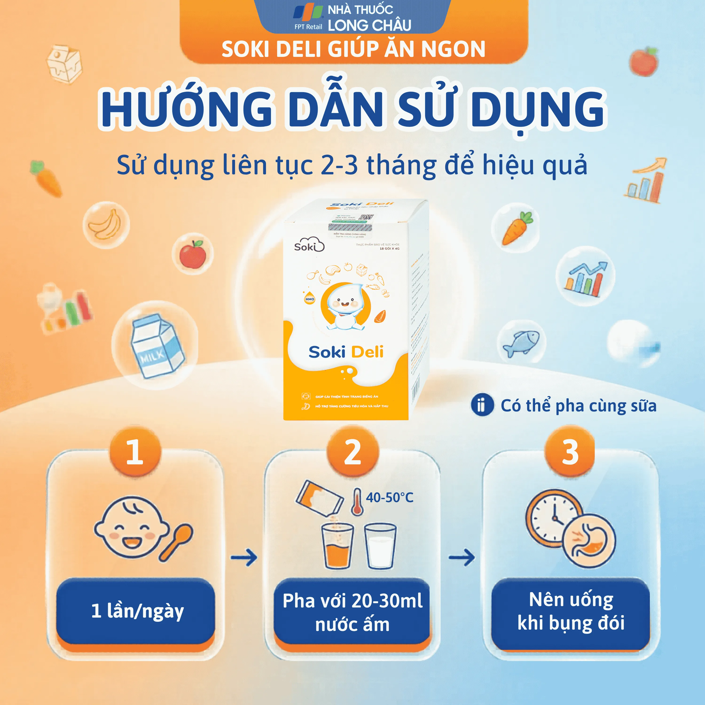 SOKI DELI GIÚP ĂN NGON 18 GÓI X 4G 6