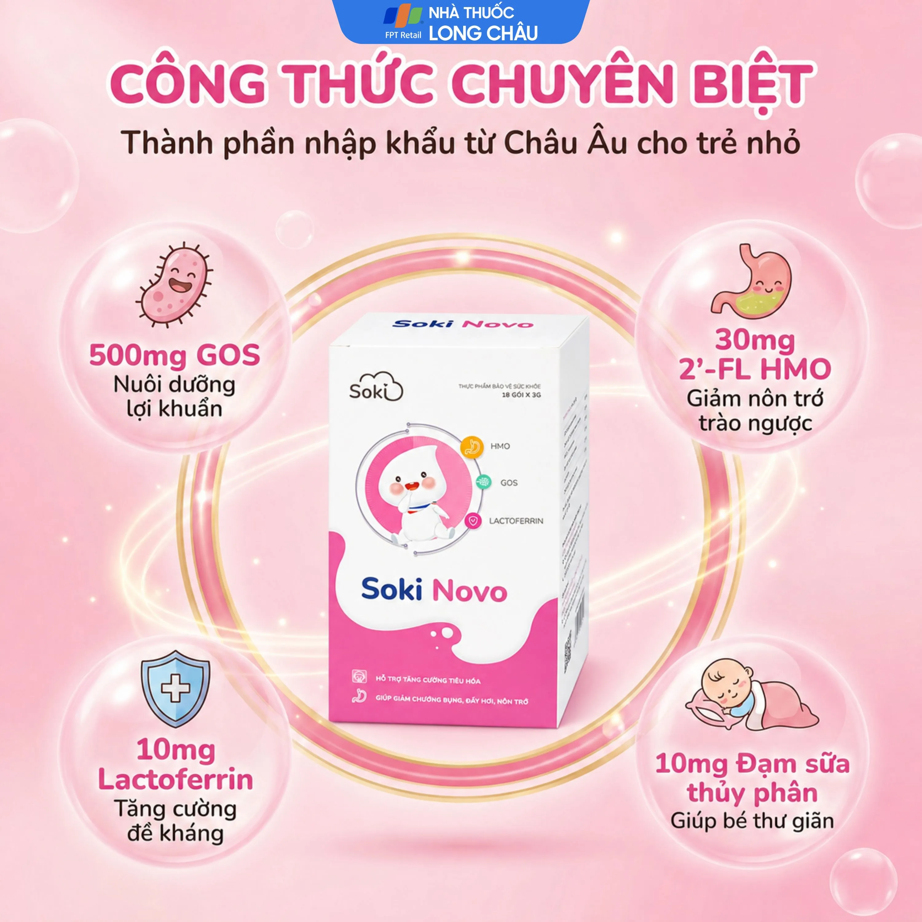 SOKI NOVO GIẢM NÔN TRỚ 18 GÓI X 3G 4