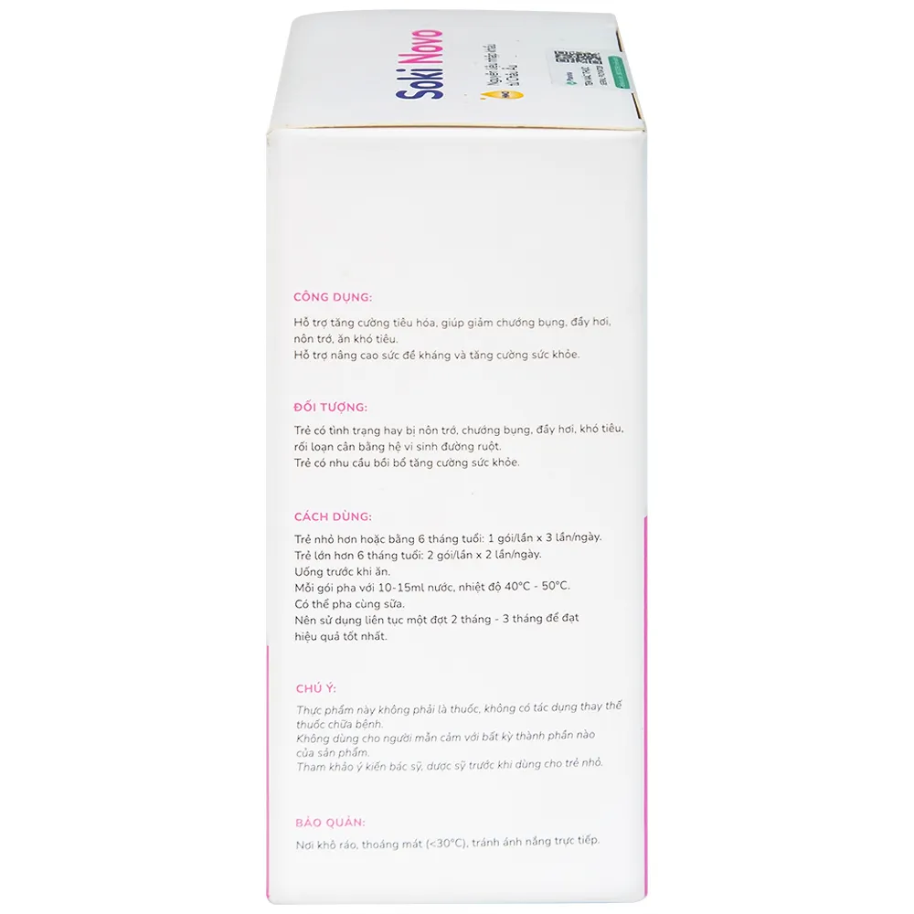 SOKI NOVO GIẢM NÔN TRỚ 18 GÓI X 3G 8