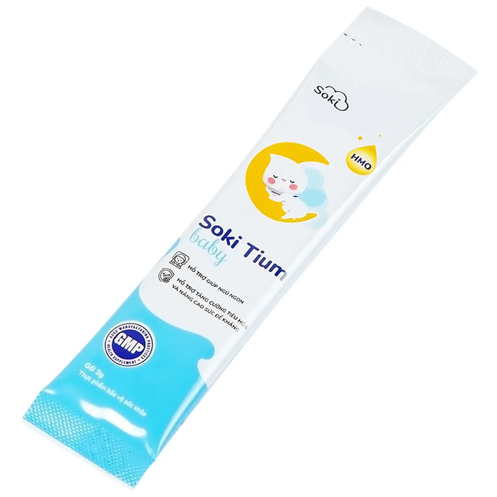 SOKI TIUM BABY GIÚP NGỦ NGON, ÊM BỤNG 12 GÓI X 3G 8