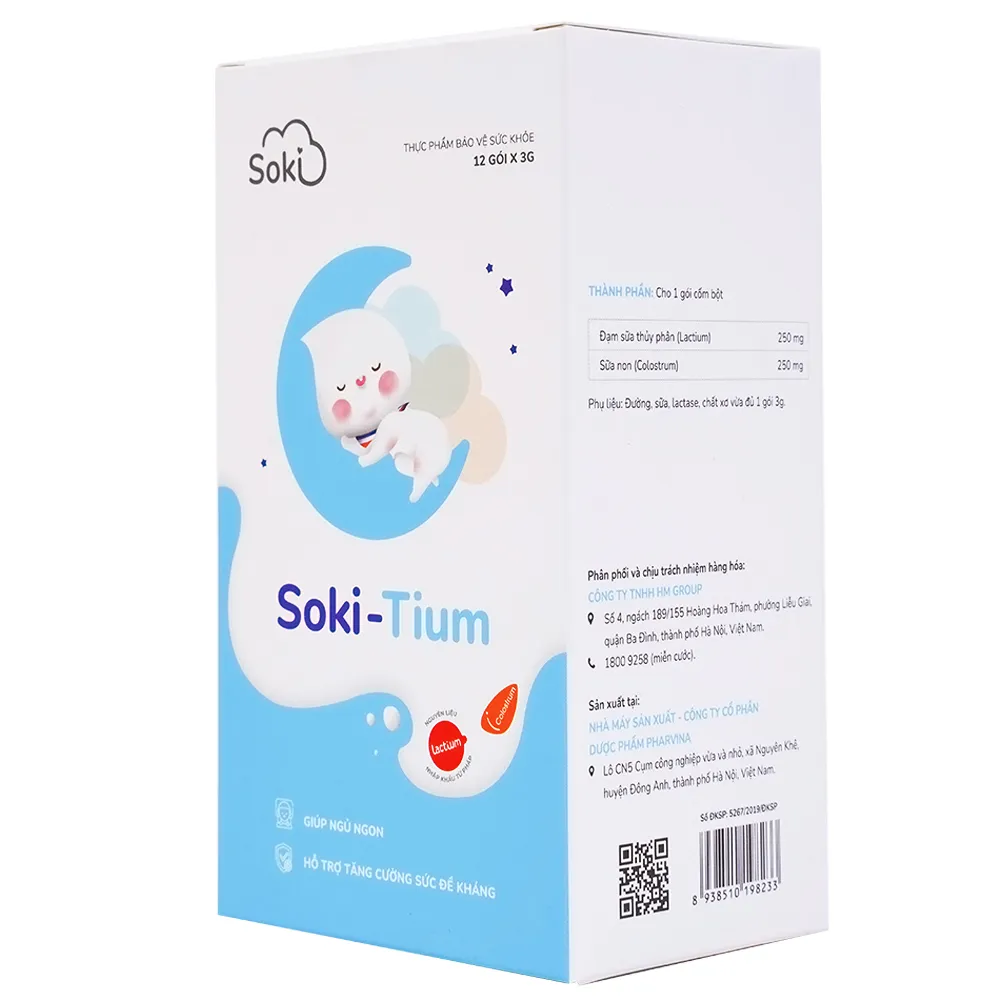SOKI-TIUM GIÚP NGỦ NGON 12 GÓI