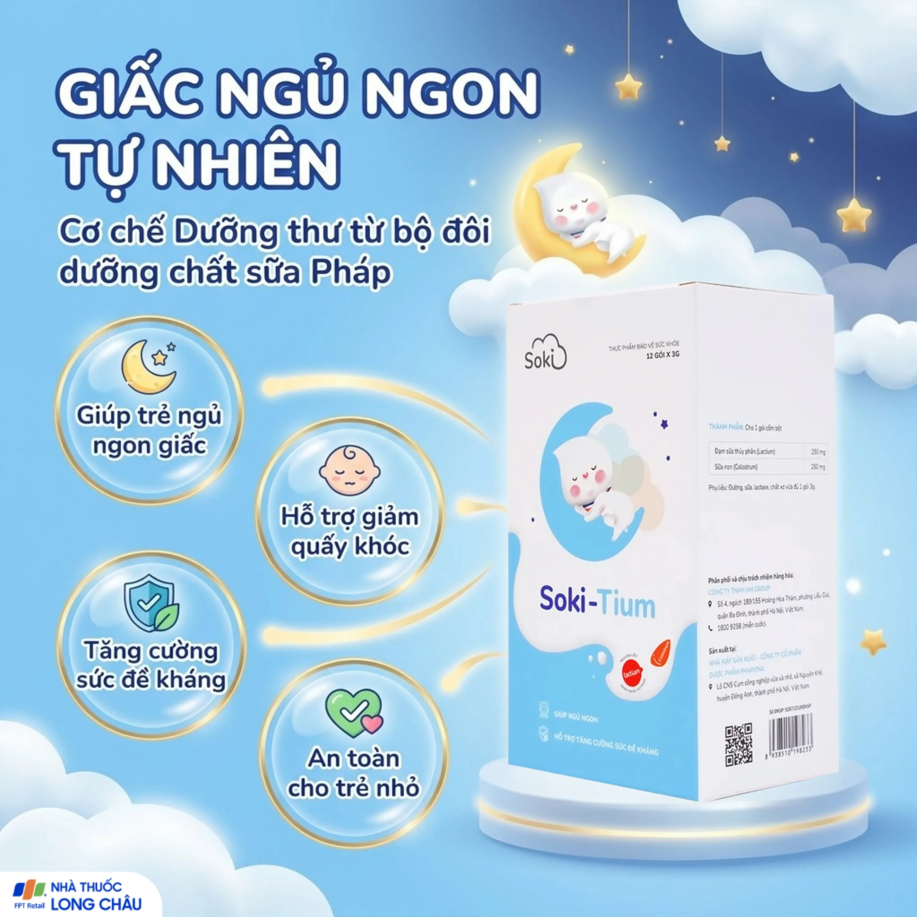 SOKI-TIUM GIÚP NGỦ NGON 12 GÓI 2