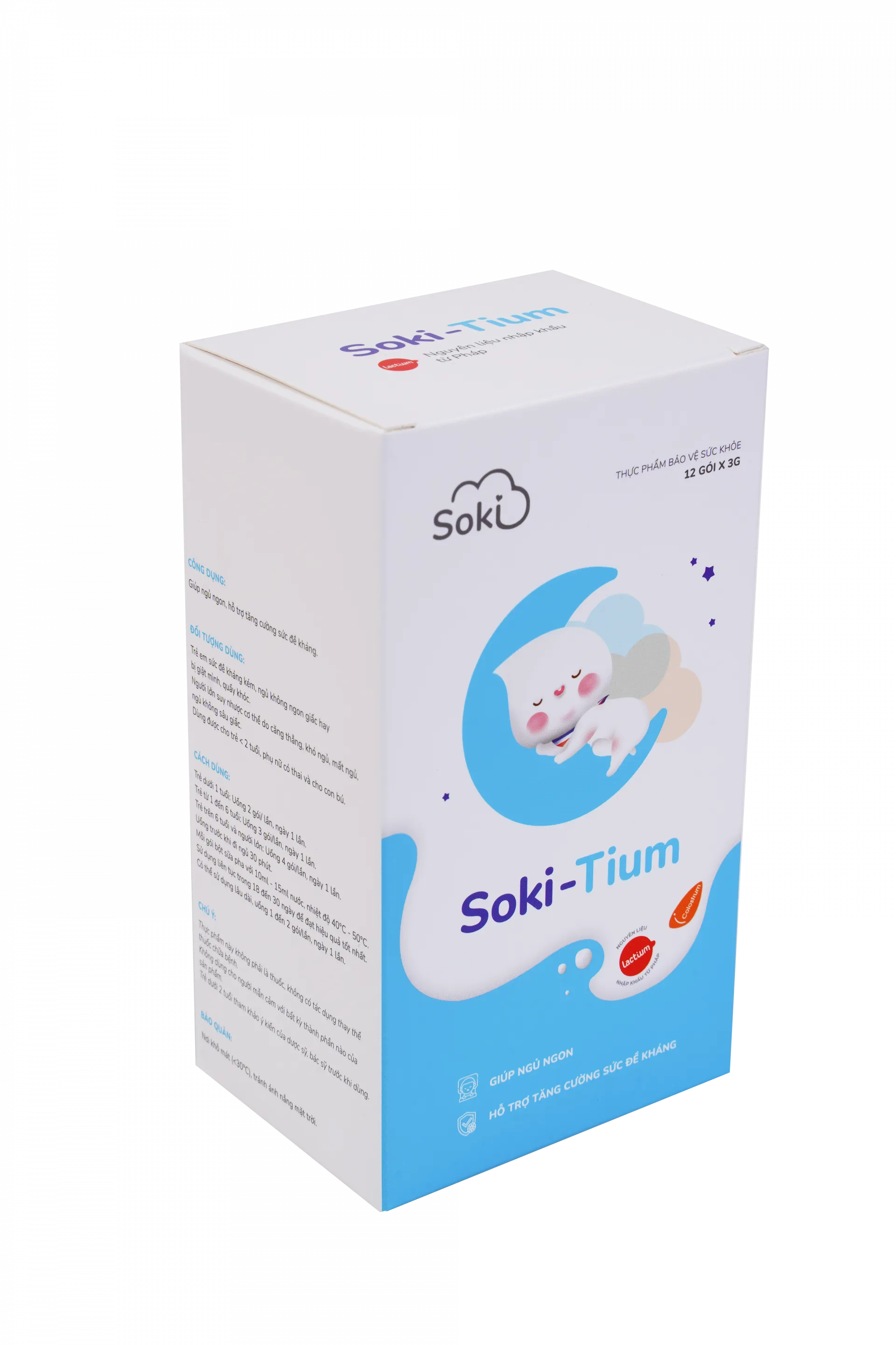 SOKI-TIUM GIÚP NGỦ NGON 12 GÓI 12
