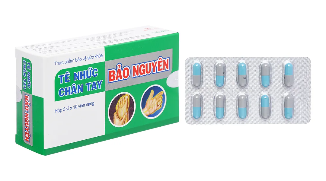 Thực phẩm bảo vệ sức khoẻ: Tê nhức chân tay Bảo Nguyên 2
