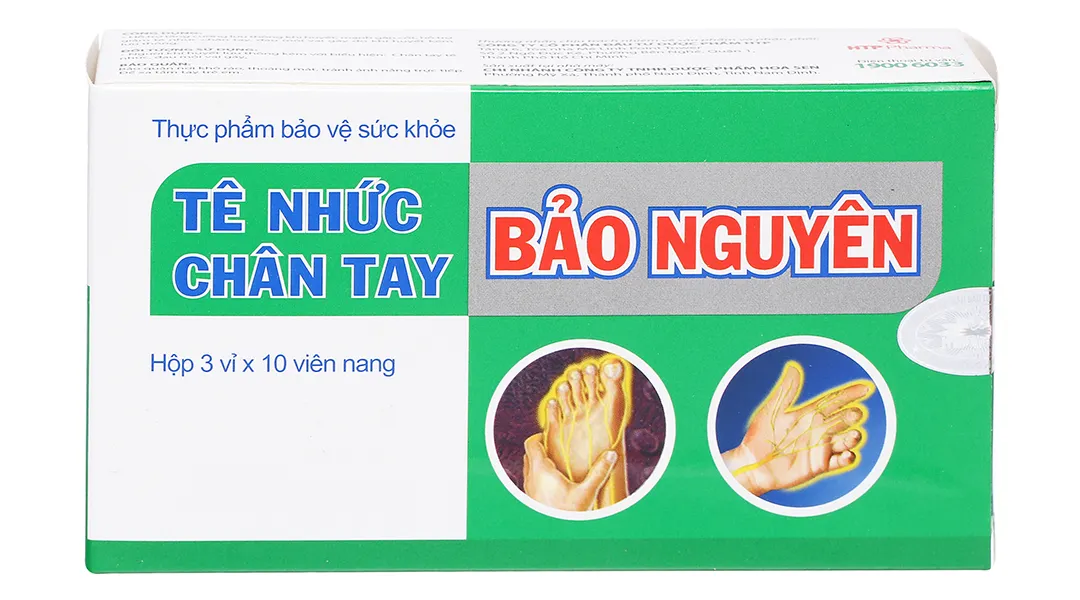 Thực phẩm bảo vệ sức khoẻ: Tê nhức chân tay Bảo Nguyên 3