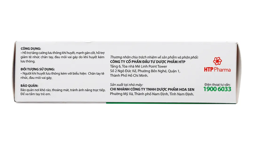 Thực phẩm bảo vệ sức khoẻ: Tê nhức chân tay Bảo Nguyên 4