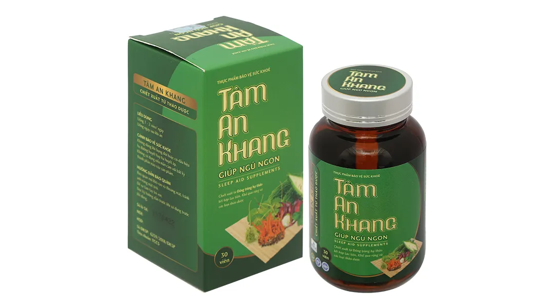 Thực phẩm bảo vệ sức khỏe: Tâm An Khang 2