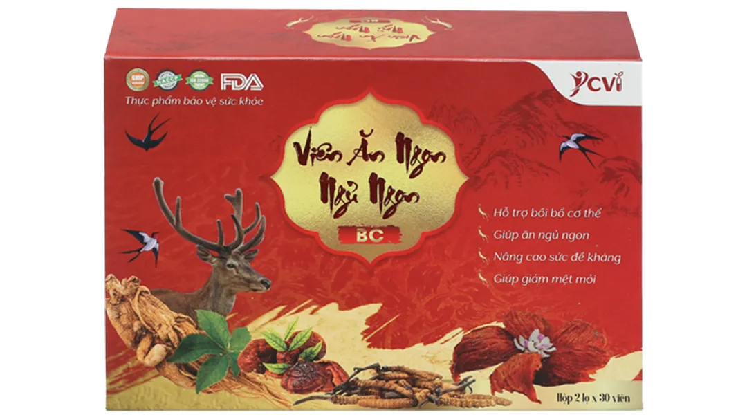 Thực phẩm bảo vệ sức khỏe: Viên ăn ngon ngủ ngon BC 3