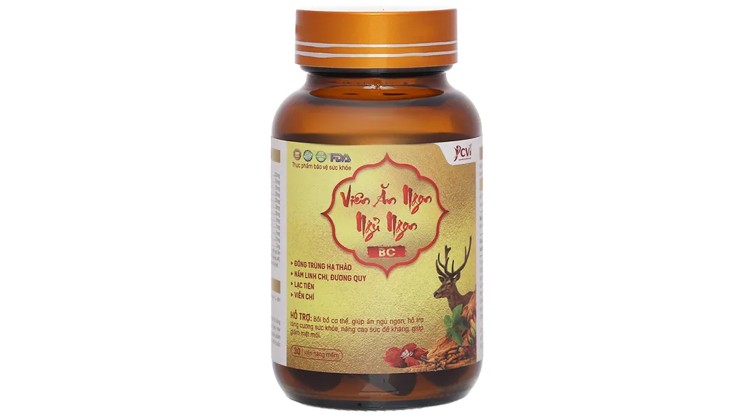 Thực phẩm bảo vệ sức khỏe: Viên ăn ngon ngủ ngon BC 10