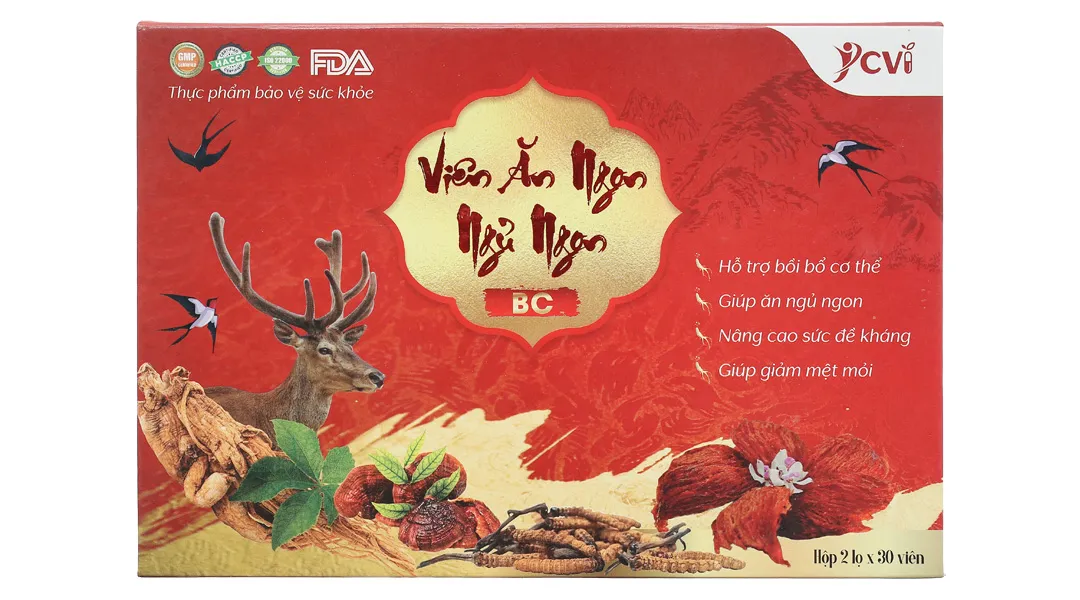 Thực phẩm bảo vệ sức khỏe: Viên ăn ngon ngủ ngon BC 4