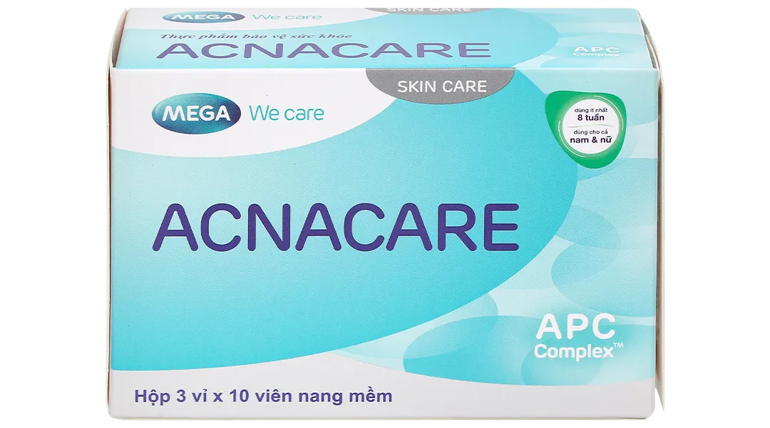 Thực phẩm bảo vệ sức khỏe Acnacare (30 viên) 2
