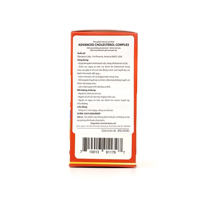 Thực phẩm bảo vệ sức khỏe Advanced Cholesterol Complex 6