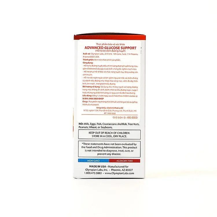 Thực phẩm bảo vệ sức khỏe Advanced Glucose Support (60 viên) 7