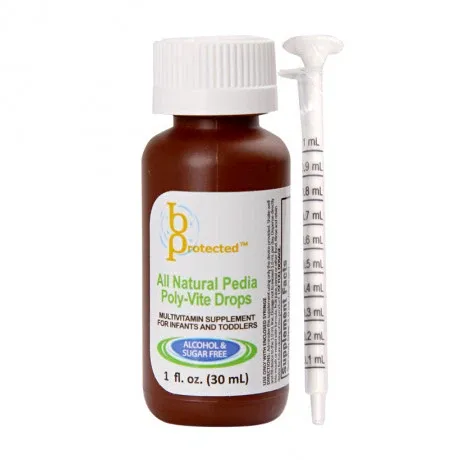 Thực phẩm bảo vệ sức khỏe All Natural Pedia Poly Vite Drops - Vitamin tổng hợp cho trẻ em (30ml) 2