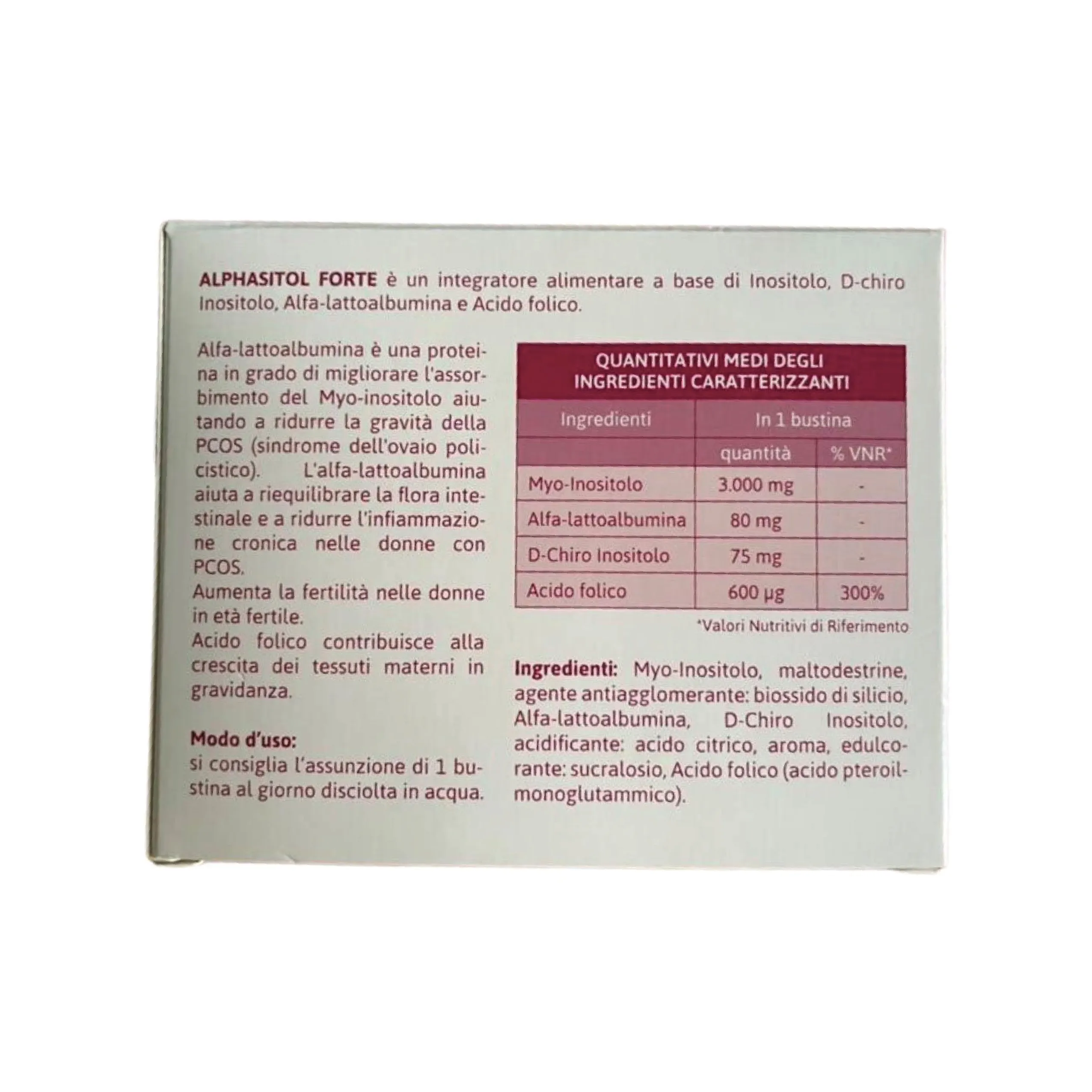 Thực phẩm bảo vệ sức khỏe ALPHASITOL FORTE (30 gói) 3