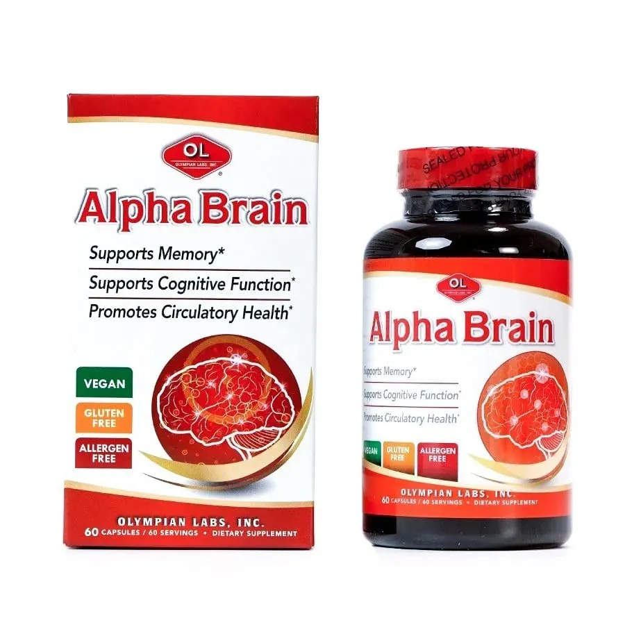 Thực phẩm bảo vệ sức khỏe Alpha Brain - Hỗ trợ tăng tuần hoàn máu (60 viên)