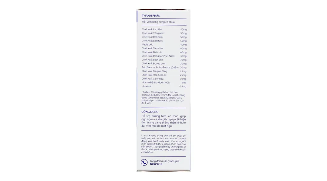 Thực phẩm bảo vệ sức khỏe An Tâm Ngủ Ngon Kawa 5