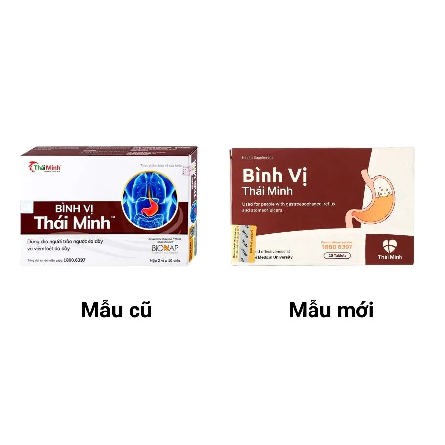 Thực phẩm bảo vệ sức khỏe Bình Vị Thái Minh (20 Viên) 2