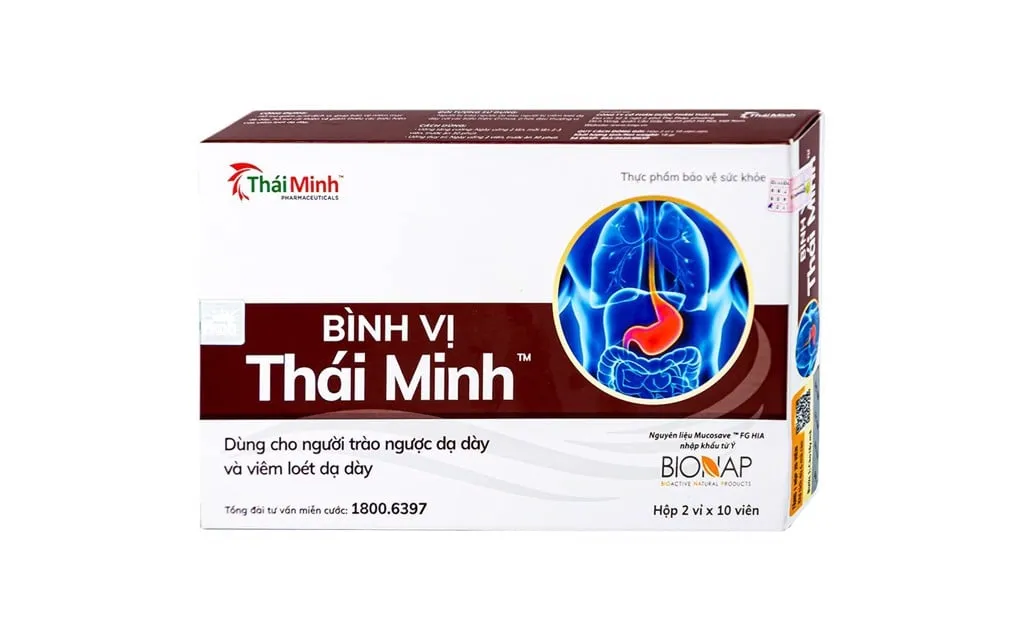 Thực phẩm bảo vệ sức khỏe Bình Vị Thái Minh (20 Viên) 4