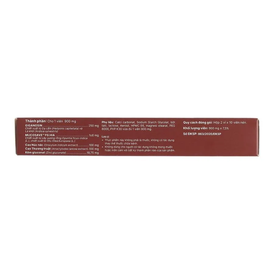 Thực phẩm bảo vệ sức khỏe Bình Vị Thái Minh (20 Viên) 6