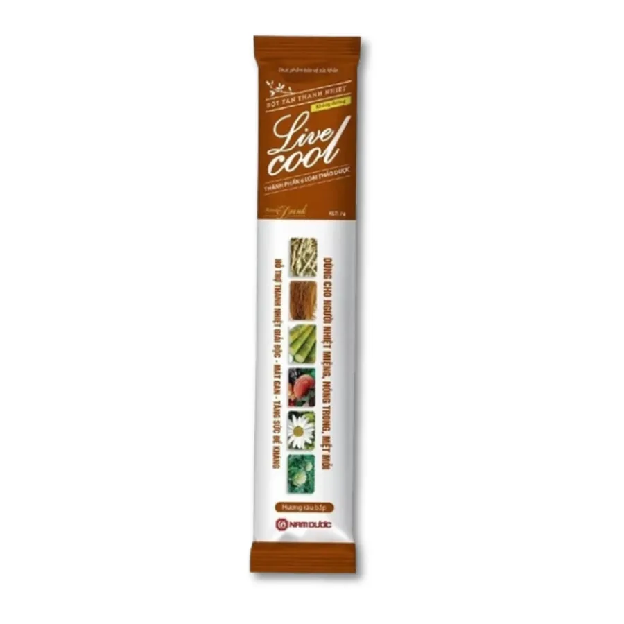 Thực phẩm bảo vệ sức khỏe bột sủi thanh nhiệt Livecool không đường (7g x 10 gói) 3