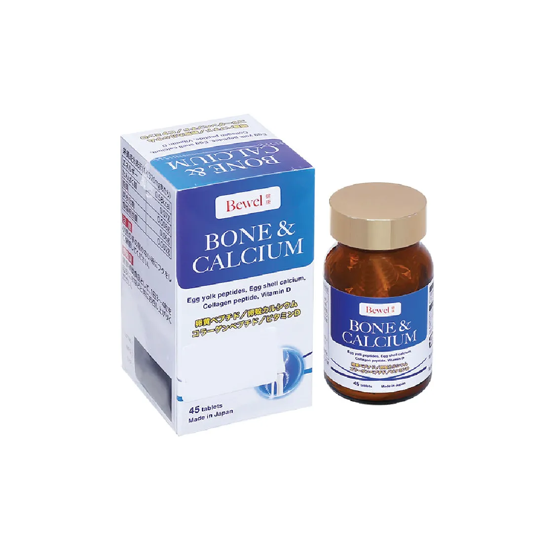 Thực phẩm bảo vệ sức khỏe Bewel Bone & calcium (45 viên)