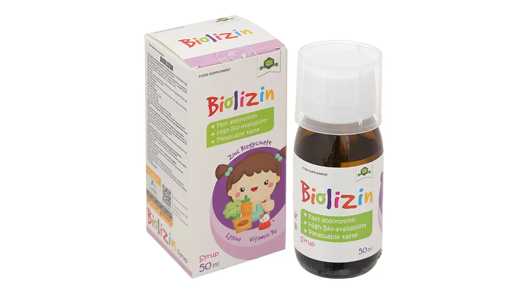 Thực phẩm bảo vệ sức khỏe Biolizin chai 50ml 2