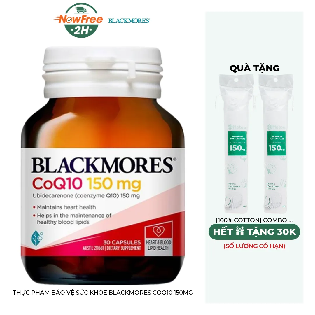 Thực Phẩm Bảo Vệ Sức Khỏe Blackmores Coq10 150mg