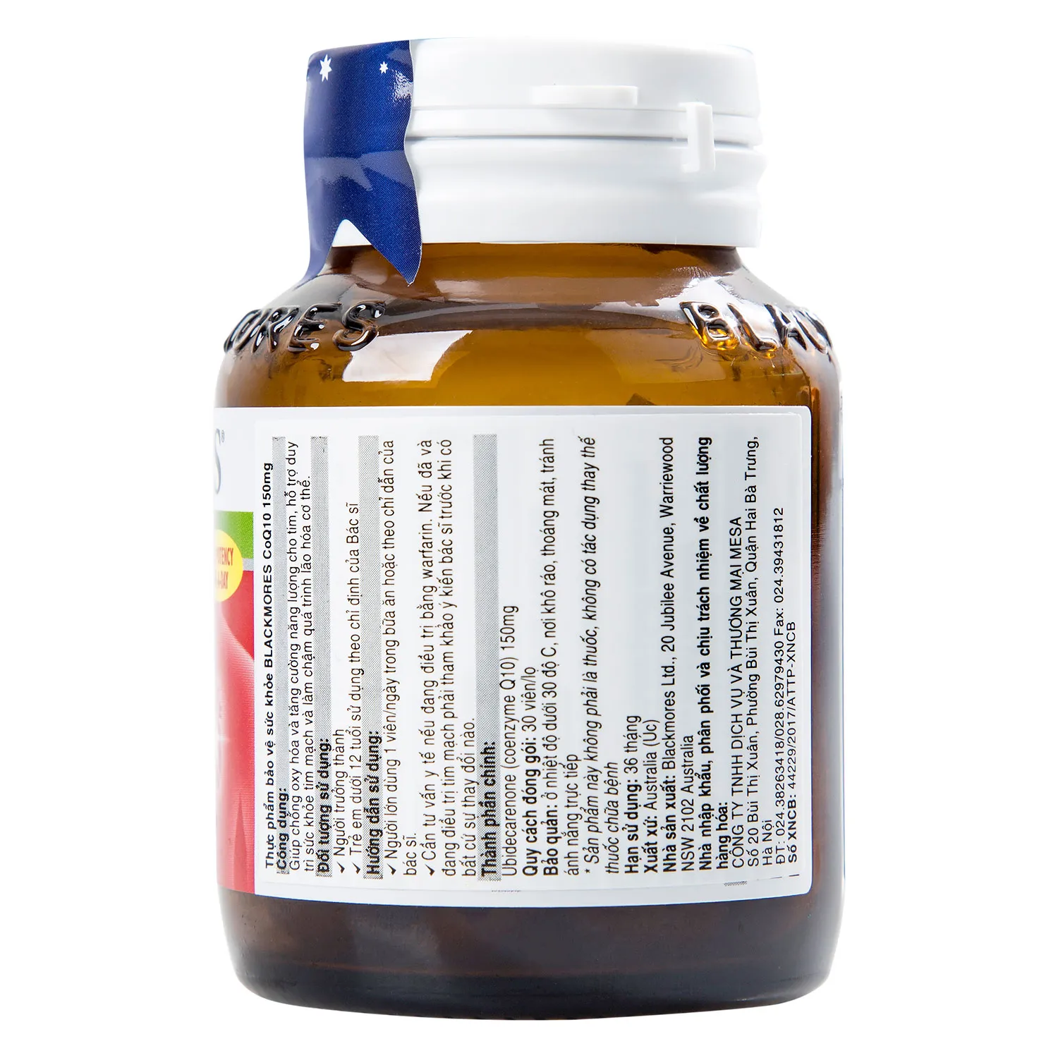 Thực Phẩm Bảo Vệ Sức Khỏe Blackmores Coq10 150mg 3