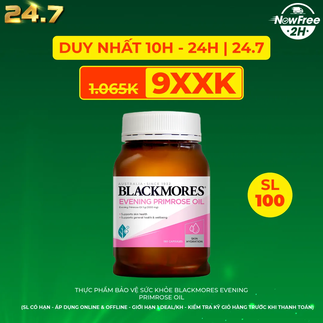 Thực Phẩm Bảo Vệ Sức Khỏe Blackmores Evening Primrose Oil