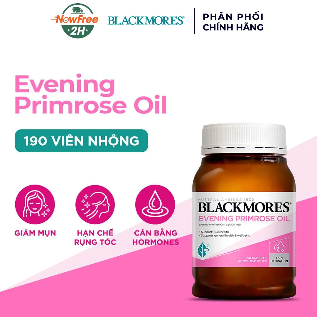 Thực Phẩm Bảo Vệ Sức Khỏe Blackmores Evening Primrose Oil 2