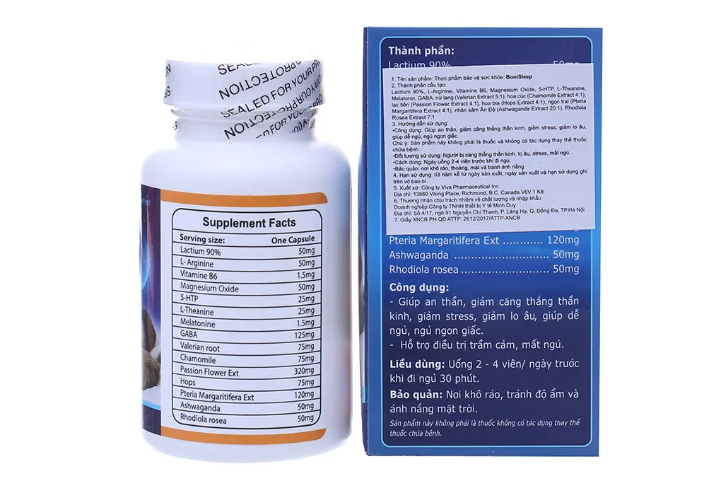 Thực phẩm bảo vệ sức khỏe BoniSleep+ 3