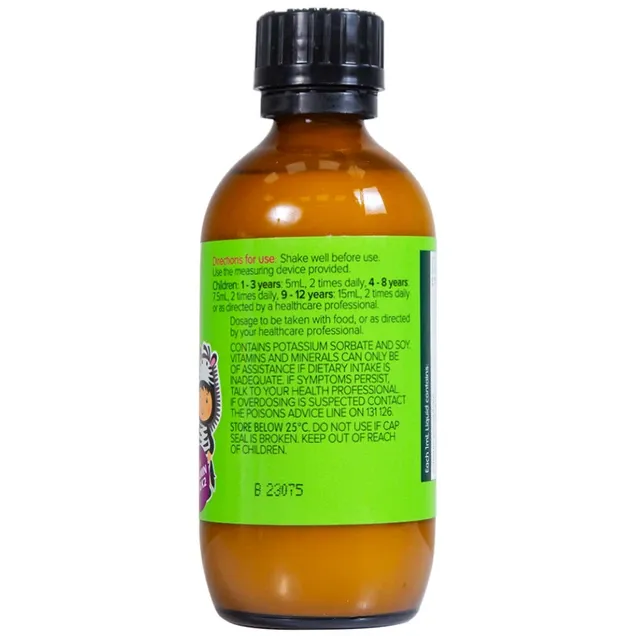 Thực phẩm bảo vệ sức khỏe Brauer Baby & Kids Liquid Calcium with Magnesium & Zinc (200ml) 4