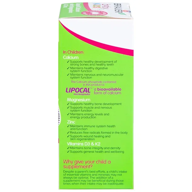 Thực phẩm bảo vệ sức khỏe Brauer Baby & Kids Liquid Calcium with Magnesium & Zinc (200ml) 8