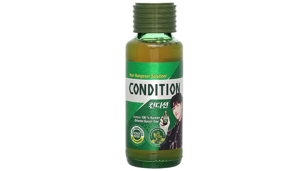 Thực phẩm bảo vệ sức khỏe Condition hỗ trợ giải độc gan, giải rượu hộp 10 chai x 100ml 7