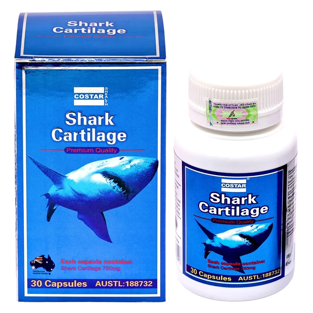 Thực Phẩm Bảo Vệ Sức Khỏe Costar Shark Cartilage 750mg 3