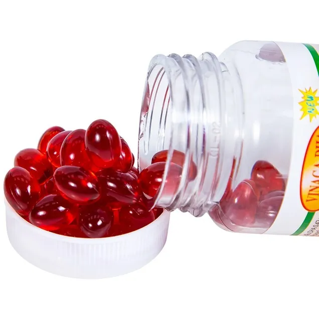 Thực phẩm bảo vệ sức khỏe Dầu Gấc Viên Nang Vinaga DHA (100 viên) 7